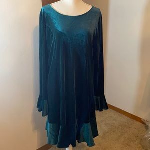 Velvet Green dress